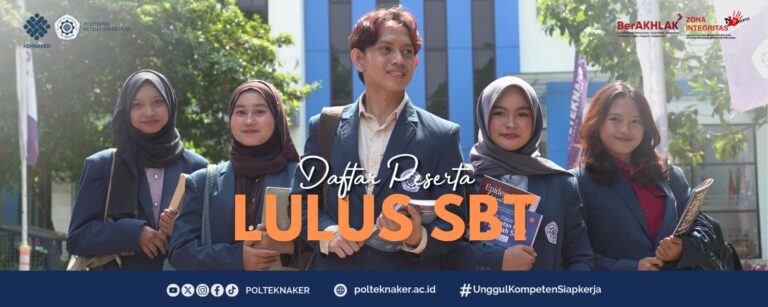 Header Pengumuman Peserta Lolos Seleksi PMB Jalur SBT Tahun 2026