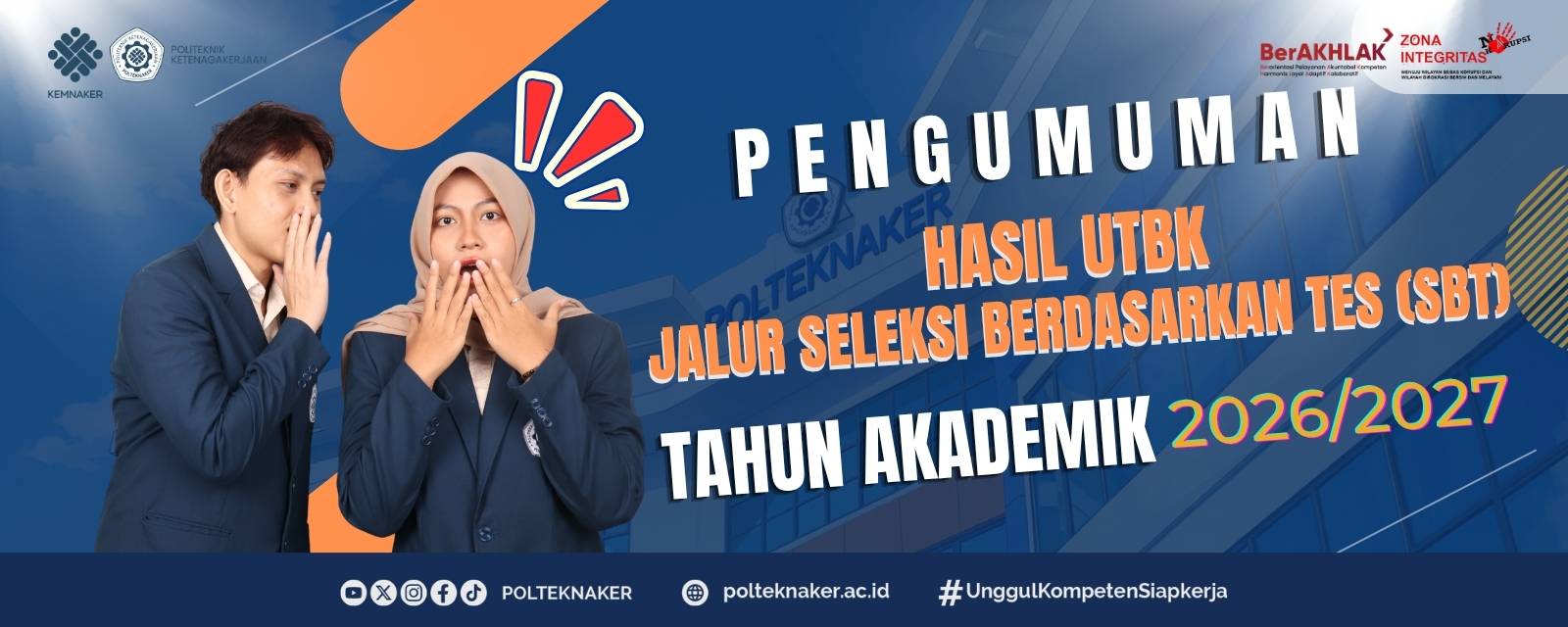 Header Pengumuman UTBK PMB 2026