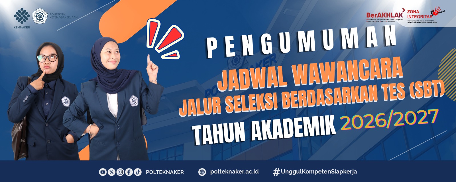Pengumuman Jadwal Wawancara PMB Jalur SBT (Seleksi Berdasarkan Tes) TA 2026/2027 2 wawancara-pmb-26-27