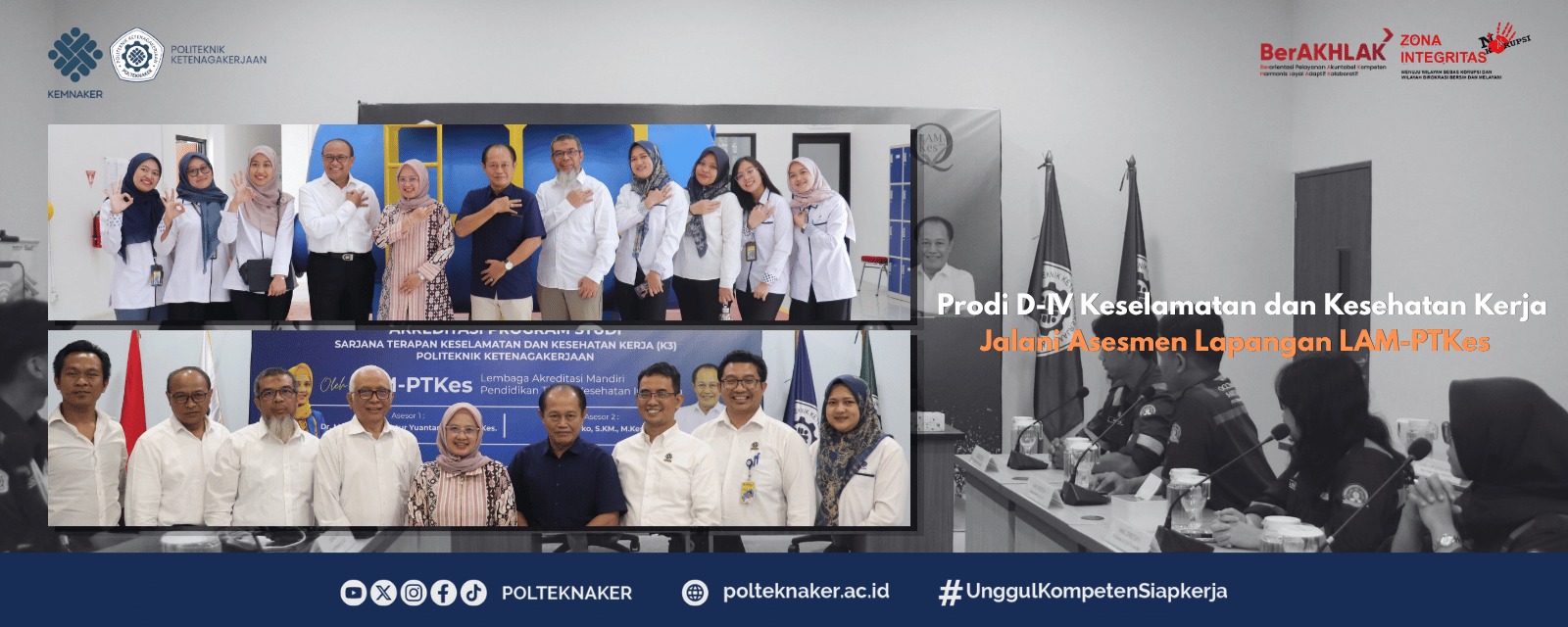 Program Studi Sarjana Terapan Keselamatan dan Kesehatan Kerja (K3) Politeknik Ketenagakerjaan Jalani Asesmen Lapangan LAM-PTKes, Perkuat Komitmen Budaya Mutu 2 WhatsApp Image 2026 07 30 at 16.09.28