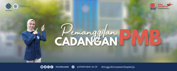 Polteknaker Umumkan Daftar Peserta Cadangan yang Diterima Melalui Jalur SBT Tahun Ajaran 2025/2026