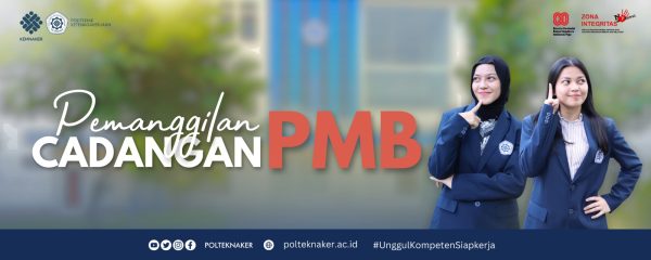 Polteknaker Umumkan Daftar Peserta Cadangan yang Diterima Melalui Jalur SBT Tahun Ajaran 2025/2026
